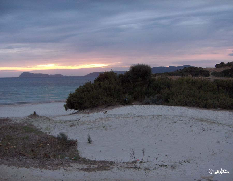 Tramonto in spiaggia